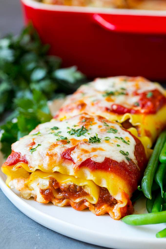 Rollos de lasagna