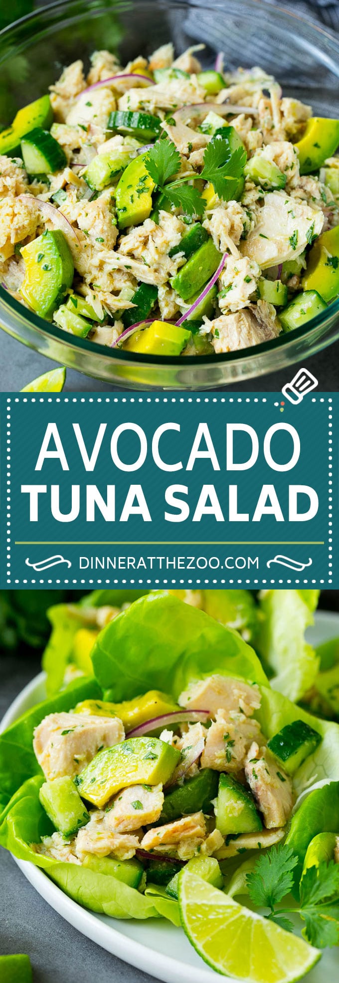 Receta de ensalada de atún y aguacate |  Ensalada de aguacate #aguacate #tonno #ensalada #concumber #saludable #lunch #dinneratthezoo