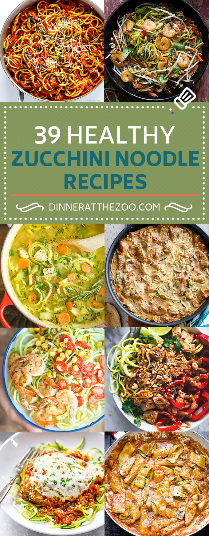 39 recetas saludables de espaguetis con calabacín |  Recetas Zoodle |  Recetas bajas en carbohidratos #zoodles #pugkinodles #lowcarb #keto #dinner #dinneratthezoo