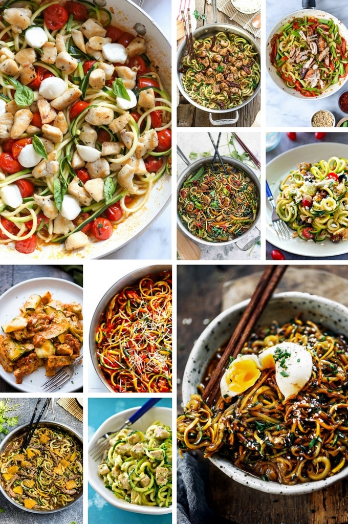 Recetas de pasta que incluyen recetas de estilo italiano, recetas asiáticas y más.