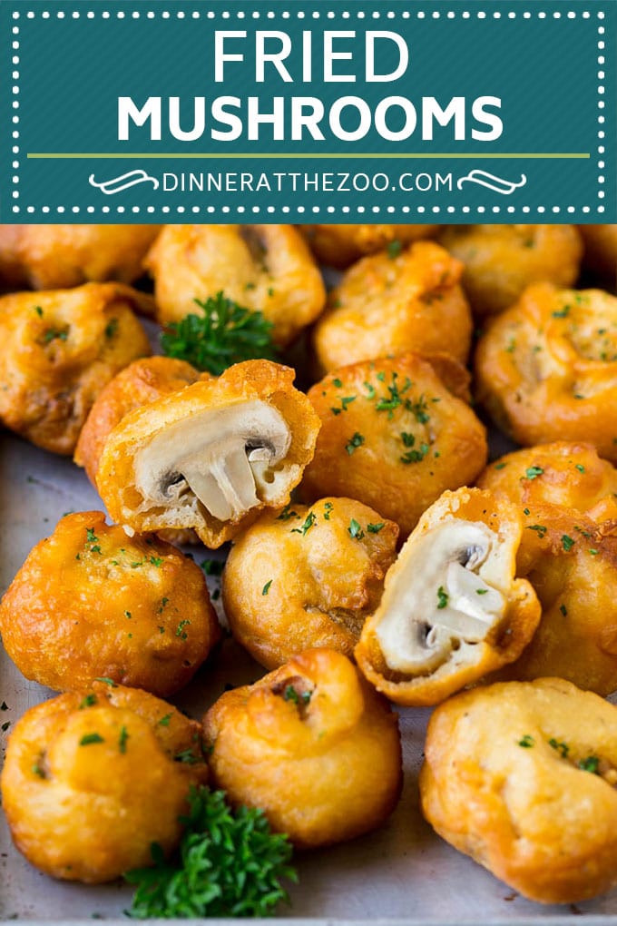 Receta de champiñones fritos # champiñones #aperitivo # snack #dinneratthezoo