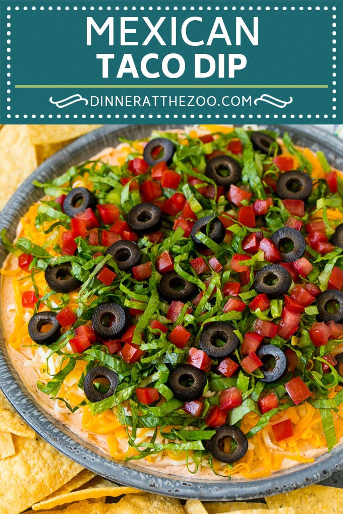Receta de salsa de tacos |  Dip mexicano #tacos #dip #appetizer #mexicanfood #cheese #dinneratthezoo