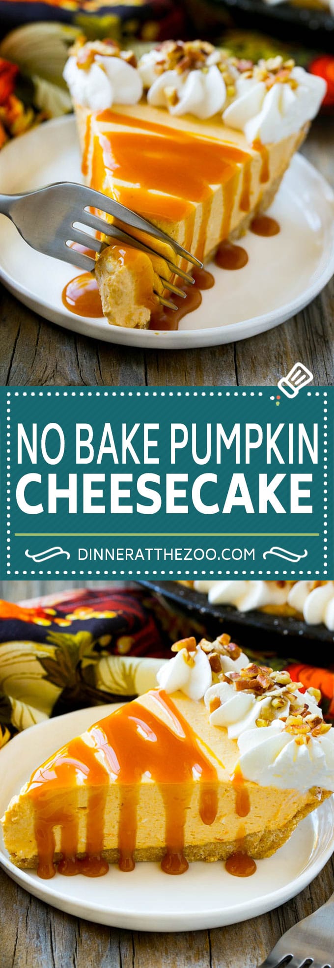 Receta de pastel de queso con calabaza al horno |  Cheesecake de calabaza |  Tarta de queso sin cocinar |  Postre de Acción de Gracias |  Postre de calabaza #postre # tarta de queso # calabaza # otoño # acción de gracias #dinneratthezoo