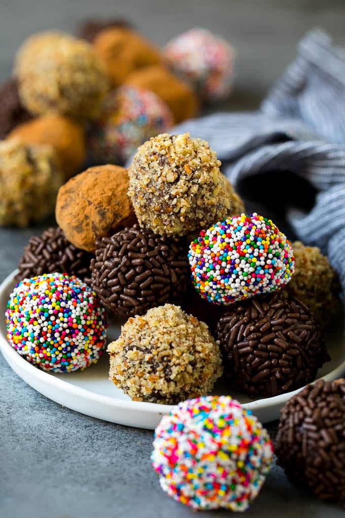 Receta de trufa de chocolate