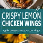 Receta de alitas de pollo con limón |  Alitas de pollo al horno # pollo # alitas de pollo # limones # aperitivo # cena # dinneratthezoo