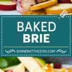 Receta de queso brie al horno |  Brie envuelto en pastelería #brie #cheese #aperitif #pecan # frambuesas #dinneratthezoo