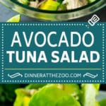 Receta de ensalada de atún y aguacate |  Ensalada de aguacate #aguacate #tone #ensalada #concumber #saludable #lunch #dinneratthezoo