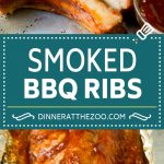 Receta de costillas ahumadas | Costillas posteriores | Costillas de cerdo # cerdo # costillas # fumador # cena #dinneratthezoo