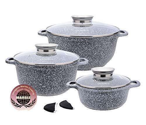 Baterias de cocina ceramica a la piedra