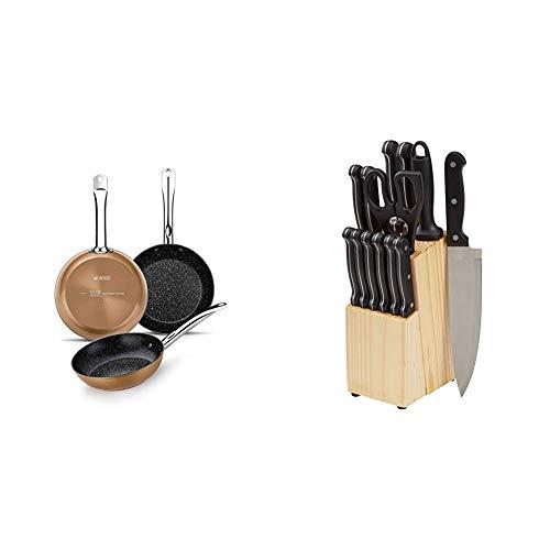 Monix Copper – Set De 3 Sartenes Efecto Cobre