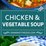 Receta de sopa de pollo y verduras |  Sopa de pollo |  Sopa saludable |  Sopa de verduras # Pollo # Sopa # Verduras # Saludable # Limpieza # Cena # Cena de queso