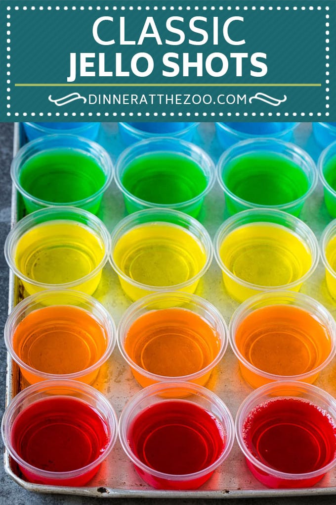 Receta Jello Shots #shots #jello #vodka #dinneratthezoo