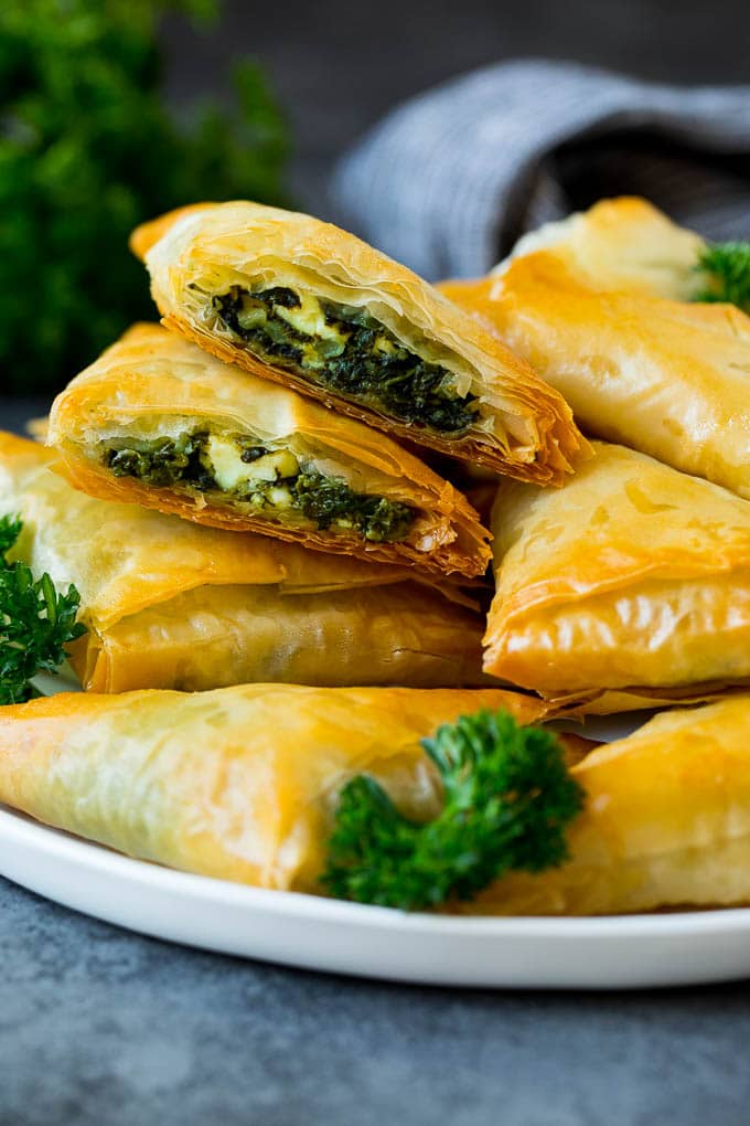 Receta de spanakopita