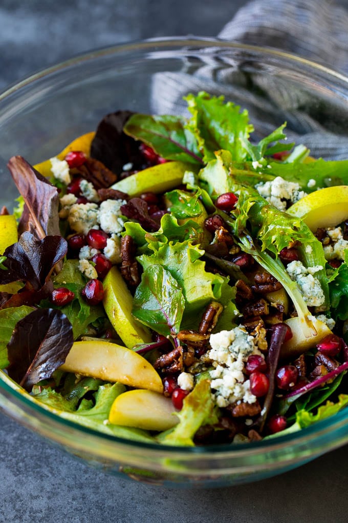 Receta de ensalada de peras