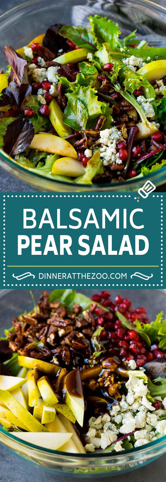 Receta de ensalada de peras #ensalada #peras # otoño #invierno # cena #dinneratthezoo