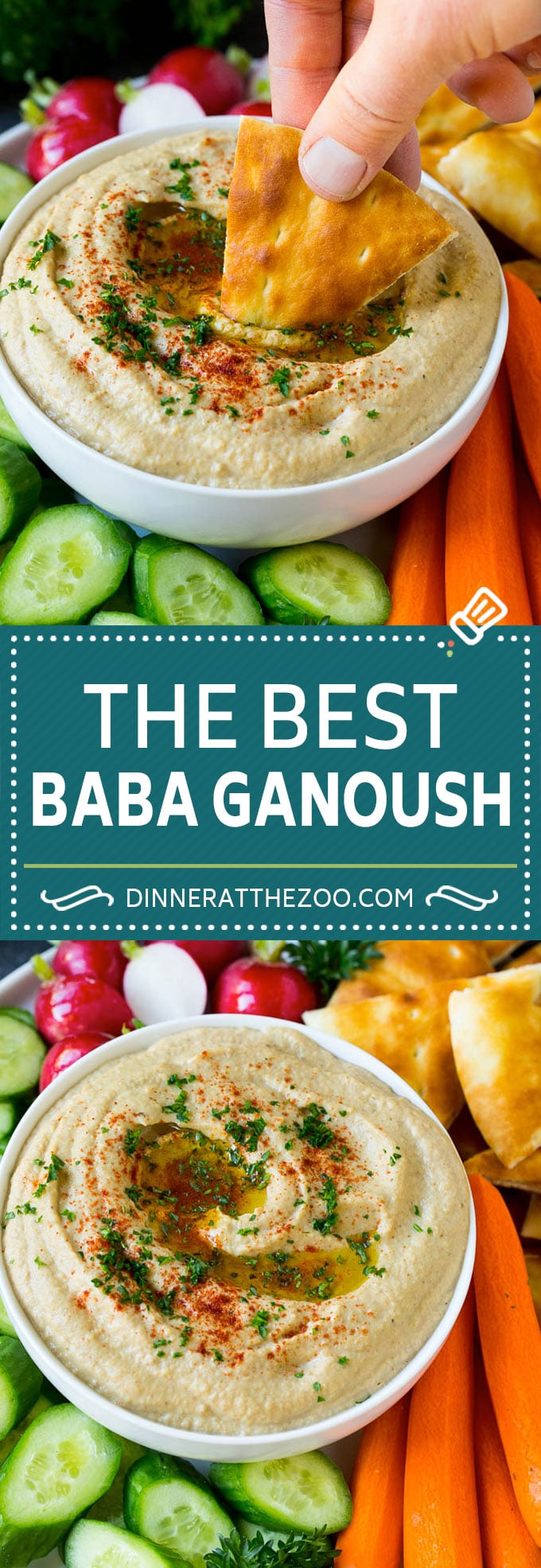 Receta de Baba Ganoush |  Salsa de berenjena # berenjenas #aperitivo #dip #salud # sin gluten # lowcarb #dinneratthezoo