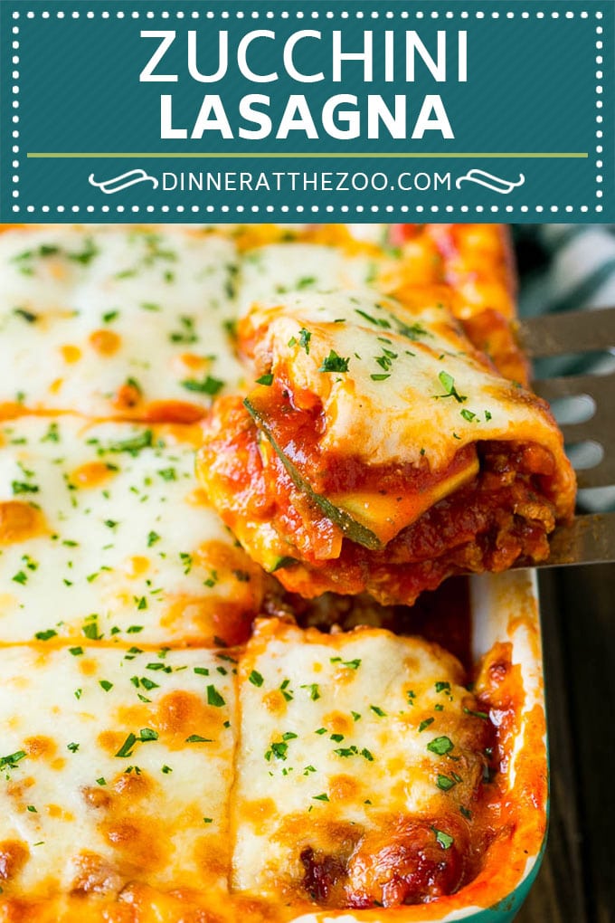 Lasaña con calabacín |  Lasaña baja en carbohidratos # Zucchini #lasaña #lowcarb #groundbeef #dinner #dinneratthezoo