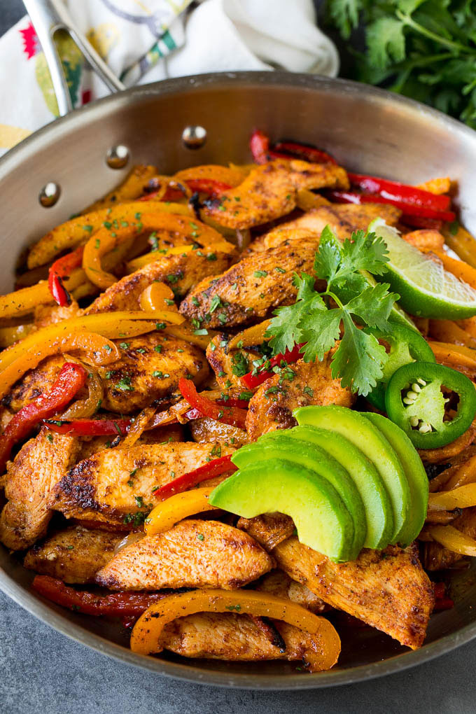 La mejor receta de fajita de pollo 【 Cazuelas Online