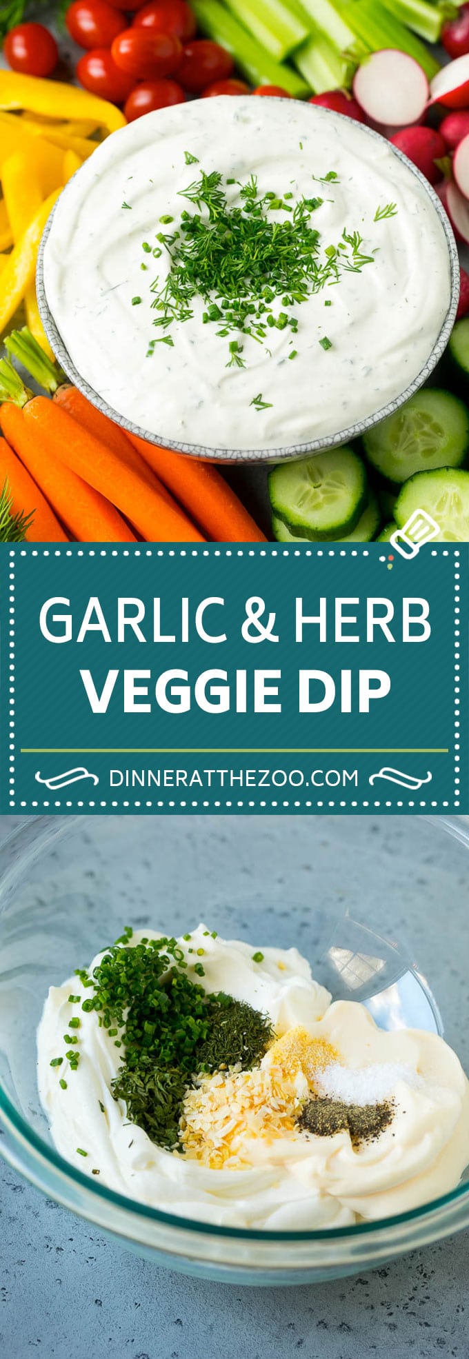 Receta Vegetariana |  Salsa de ajo y hierbas |  Salsa de verduras #dip #appetizer #lowcarb #keto #vegetables #dinneratthezoo