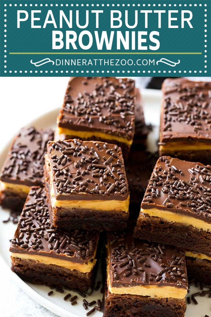 Receta de brownies de mantequilla de maní |  Brownies en capas |  Brownies de trufa de mantequilla de maní #brownies #chocolate # mantequilla de maní #postre #dinneratthezoo Receta de brownies de mantequilla de maní |  Brownies en capas |  Brownies de trufa con mantequilla de maní #chocolate # mantequilla de maní #brownies #postre #dinneratthezoo