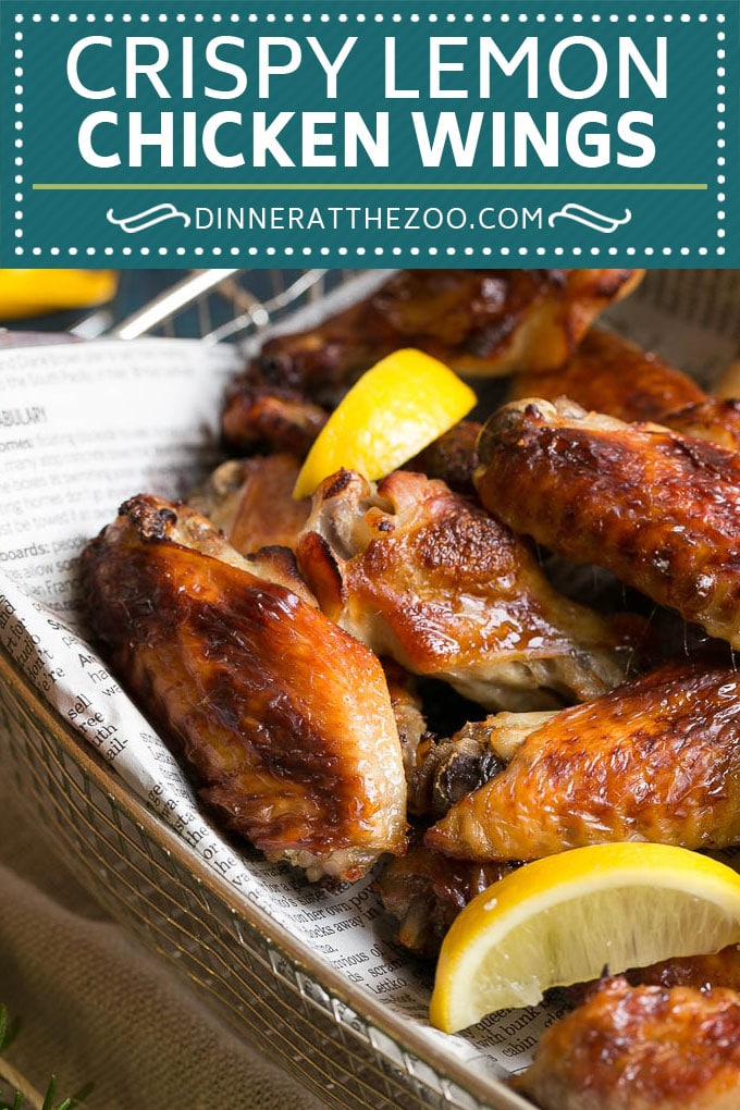 Receta de alitas de pollo con limón |  Alitas de pollo al horno # pollo # alitas de pollo # limones # aperitivo # cena # dinneratthezoo