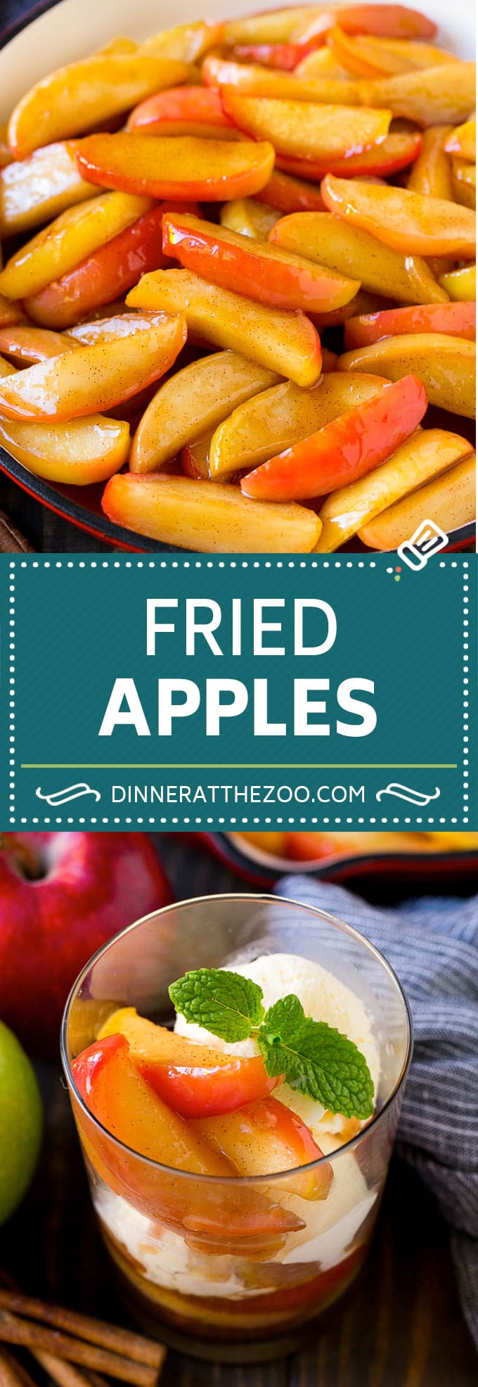 Receta de papas fritas |  Patatas salteadas |  Canela y manzanas de azúcar #manzanas #canela #azúcar # guarnición #postre #Cazuelas online#fall