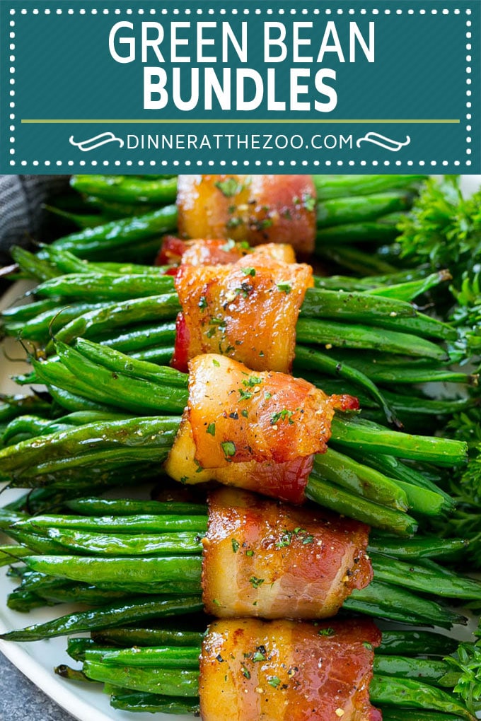 Receta del paquete de judías verdes |  Judías verdes envueltas en tocino |  Judías verdes con tocino |  Receta de judías verdes # tocino # frijoles verdes # guarnición #cena #dinneratthezoo