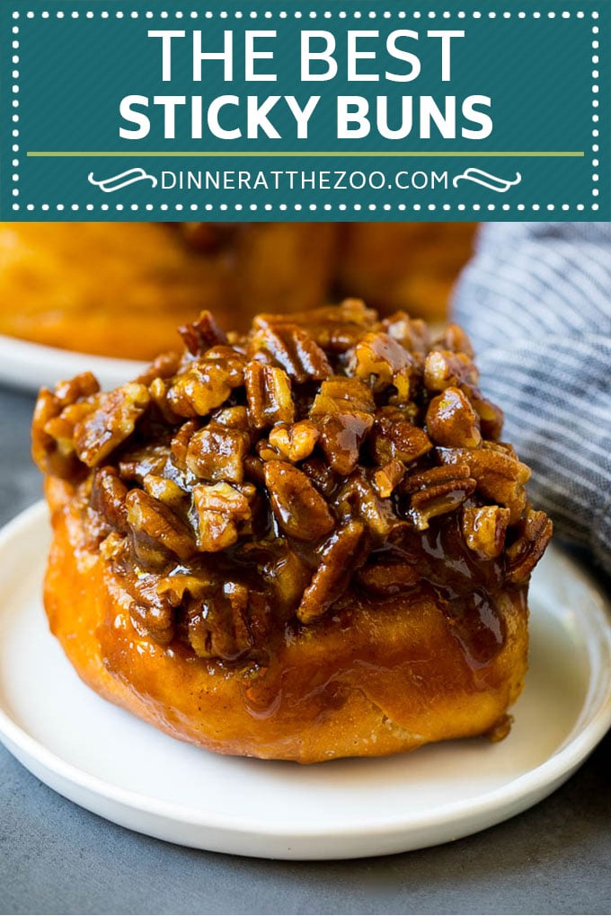 Receta de bollos pegajosos |  Sándwiches dulces |  Rollos de canela # desayuno # brunch # canela # nueces # Cazuelas online# pan