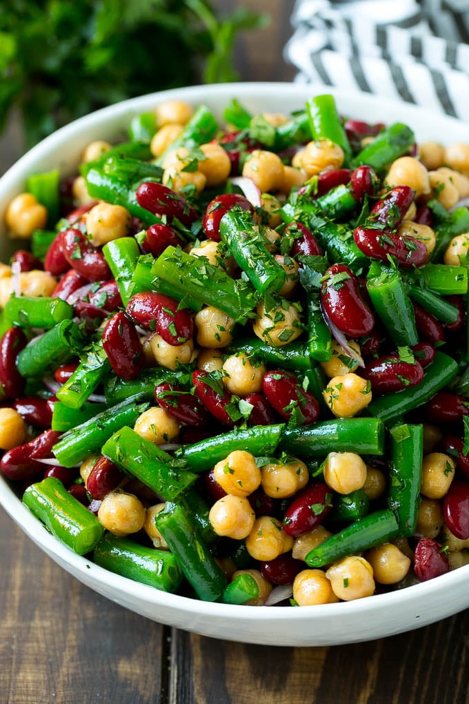 Ensalada De Tres Frijoles
