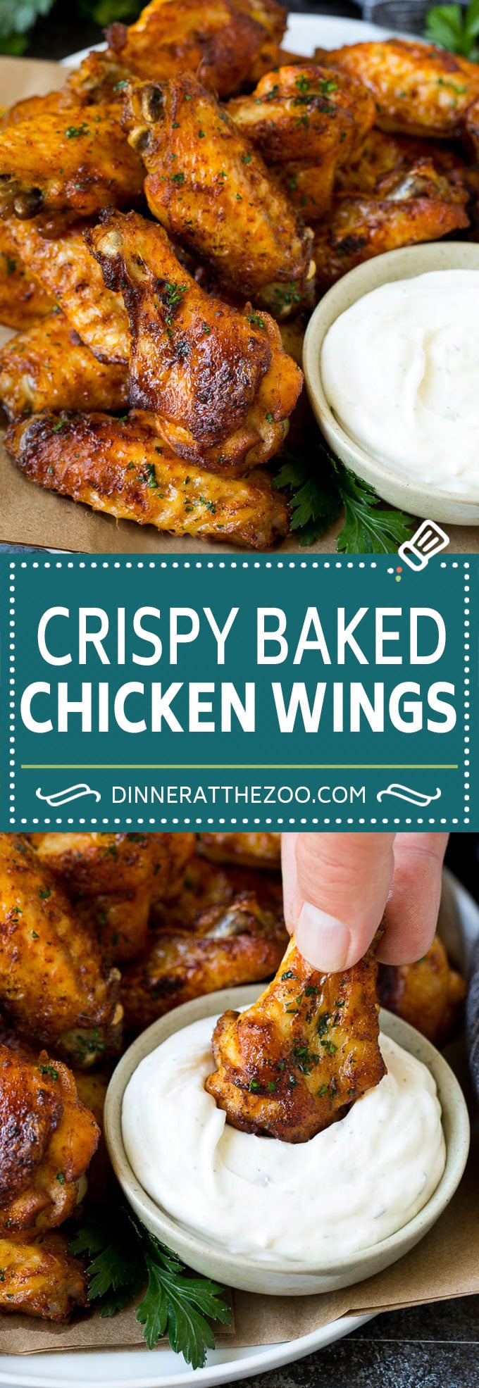 Receta de alitas de pollo al horno |  Alitas de pollo asado # pollo # alitas de pollo # aperitivo # merienda # cena #dinneratthezoo