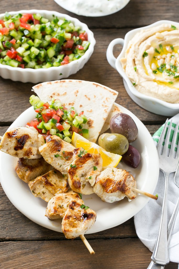 Souvlaki de pollo griego y por qué uso pollo orgánico en mi cocina.