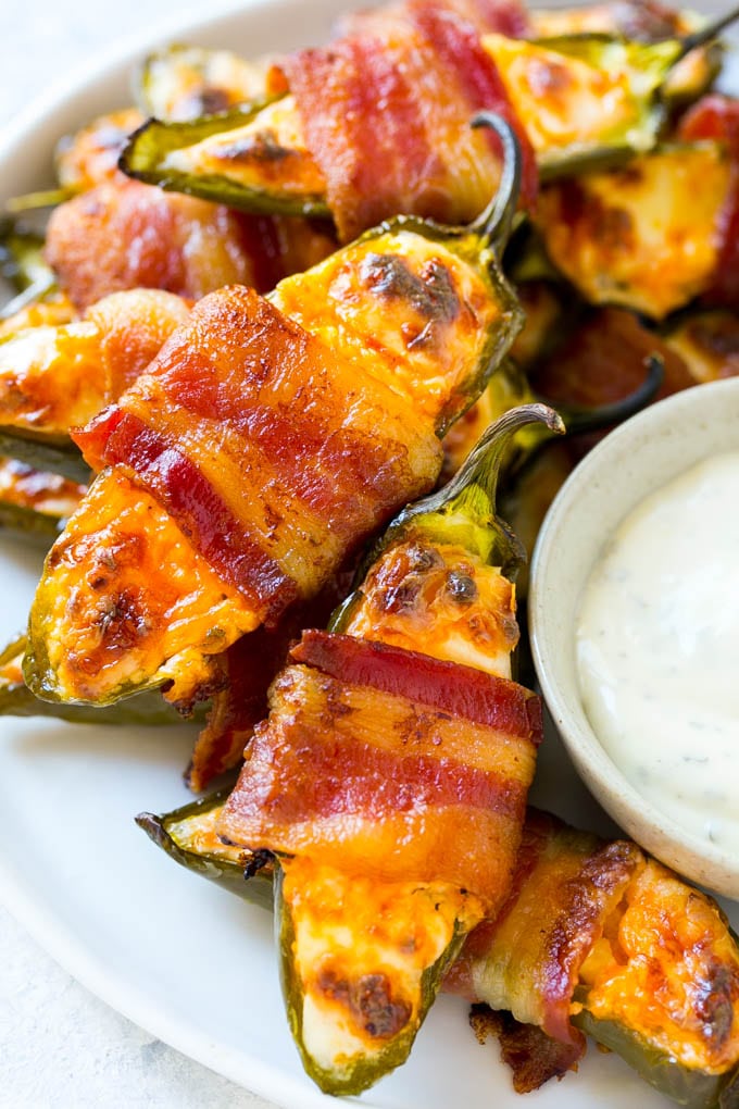 Popper jalapeño envuelto en tocino