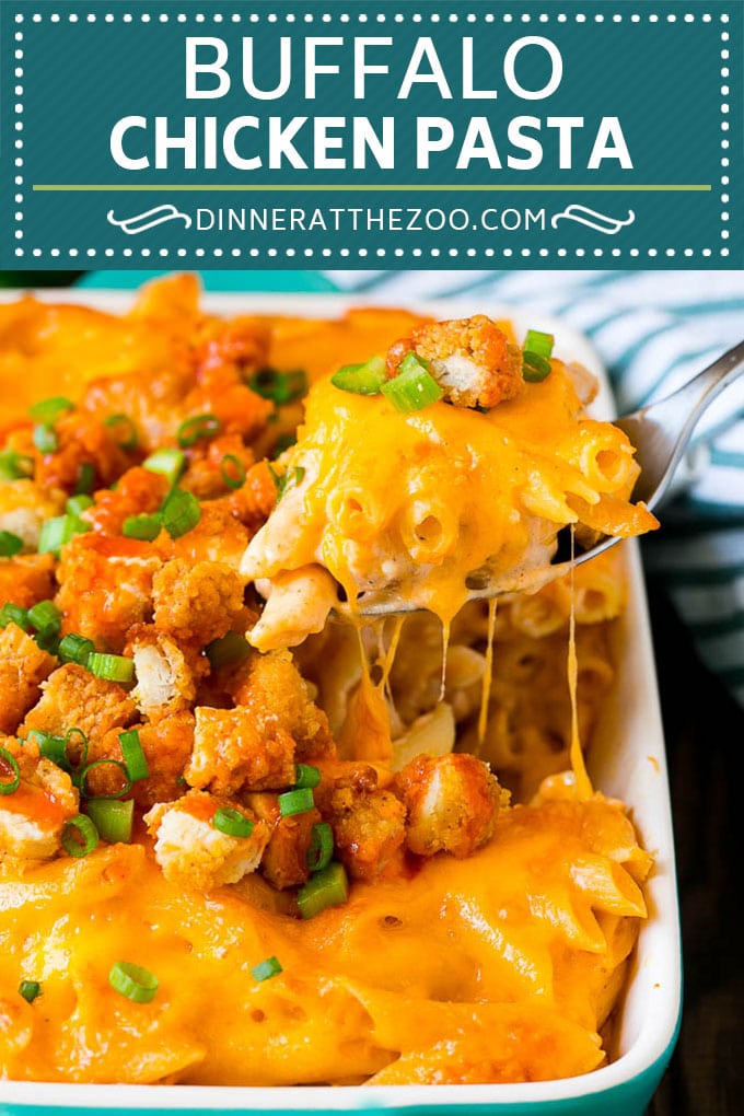 Receta de pasta de pollo Buffalo |  Pasta al horno # pollo # pollo búfalo # pasta # queso # cena # dinneratthezoo Receta de pasta de pollo Buffalo |  Pasta al horno # pollo # pollo búfalo # pasta # queso # cena # dinneratthezoo