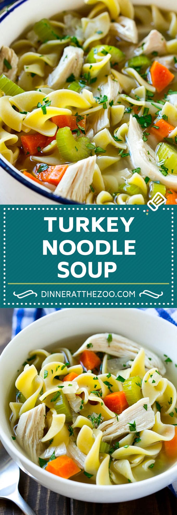 40 increíbles recetas de pavo # pavo # sobras # sobras # cena #dinneratthezoo Sopa De Fideos De Pavo |  Receta avanzada de pavo |  Sopa de pavo