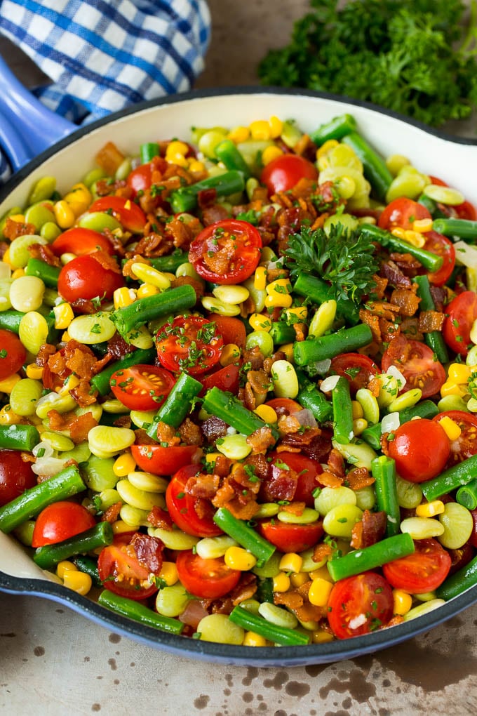 Receta de succotash