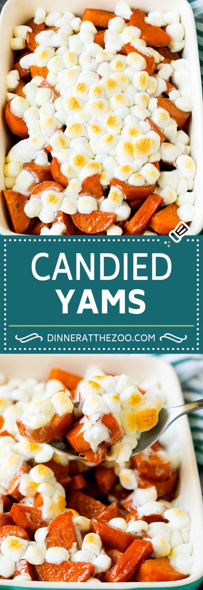 Receta de camote confitado |  Batatas confitadas # ñames # batatas # malvaviscos # cazuela # guarnición # otoño # acción de gracias #dinneratthezoo