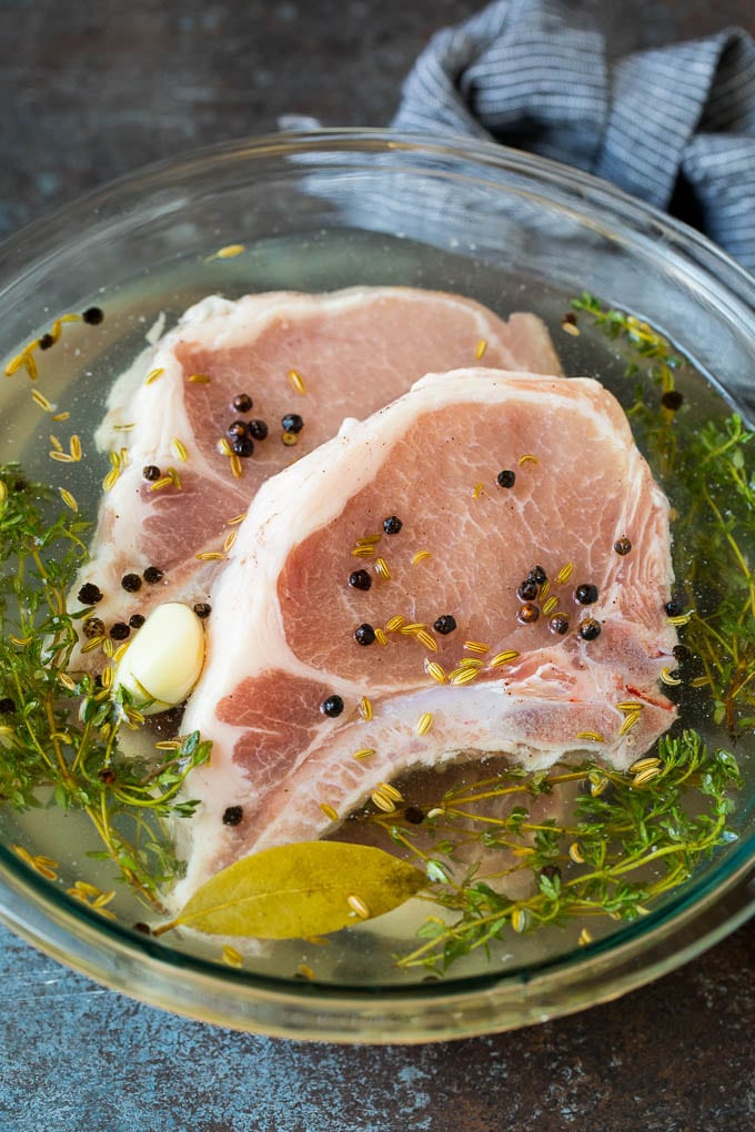 Chuleta de cerdo en escabeche