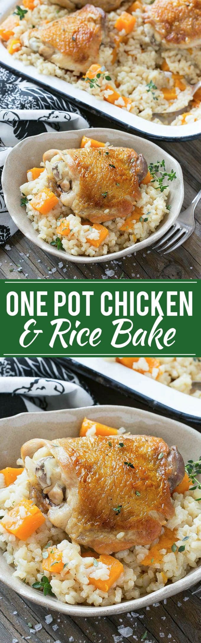Receta de pollo y arroz frito |  Pollo en un tarro con arroz cremoso de parmesano |  Una olla de pollo y arroz |  Arroz Cremoso con Parmesano |  Cazuela de arroz con pollo y calabaza