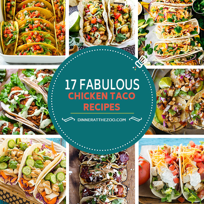 17 fabulosas recetas de tacos de pollo