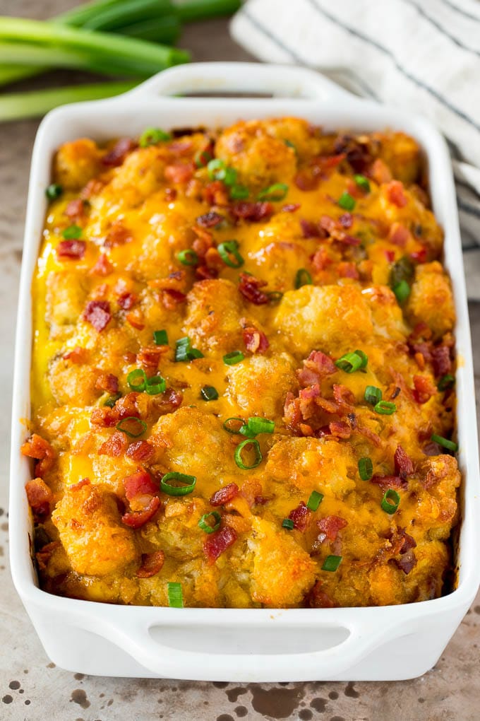 Cazuela de desayuno Tater Tot