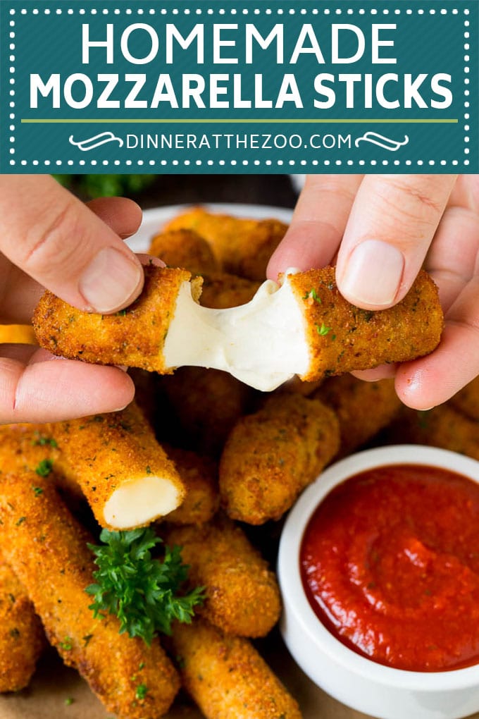 Receta de palitos de mozzarella # queso # aperitivo #dinneratthezoo