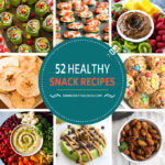 52 recetas de bocadillos saludables