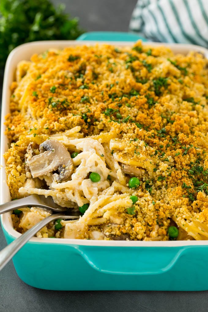 Tetrazzini de pollo