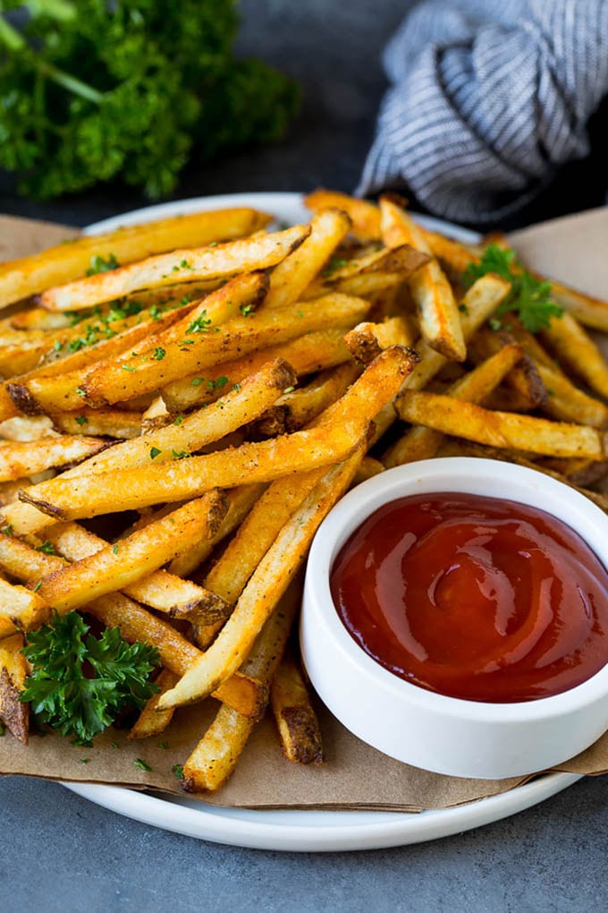 Papas fritas en el horno