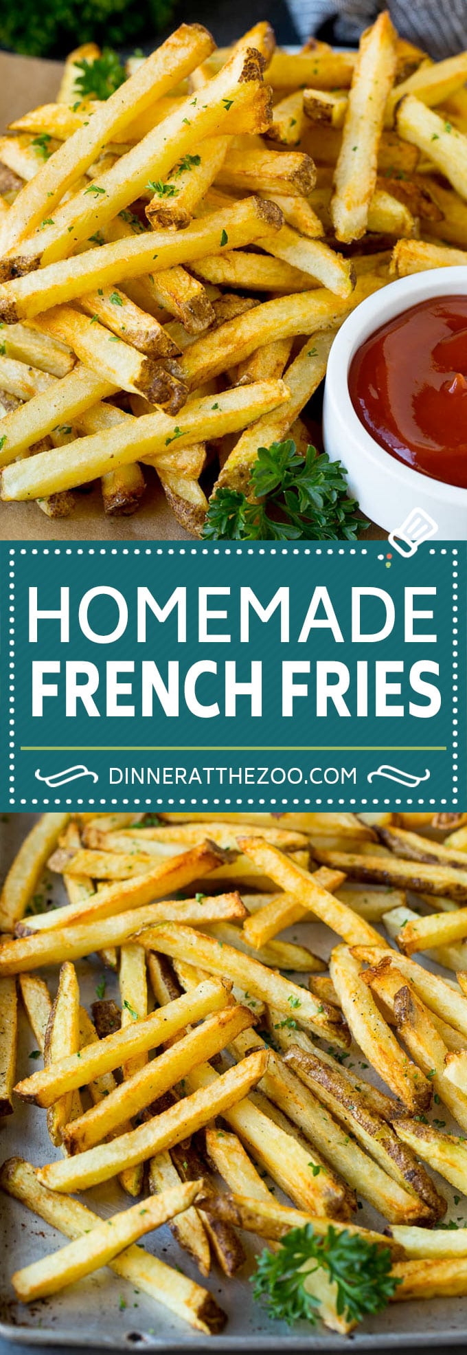 Receta casera de papas fritas #patate #fries # dinner #dinneratthezoo