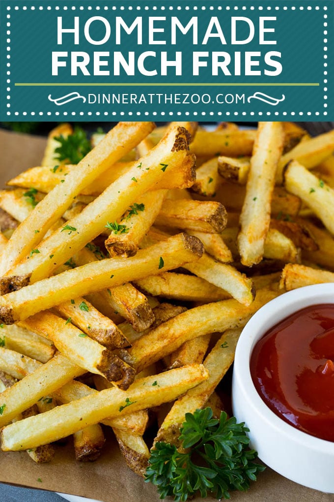 Receta casera de papas fritas #patate #fries # dinner #dinneratthezoo