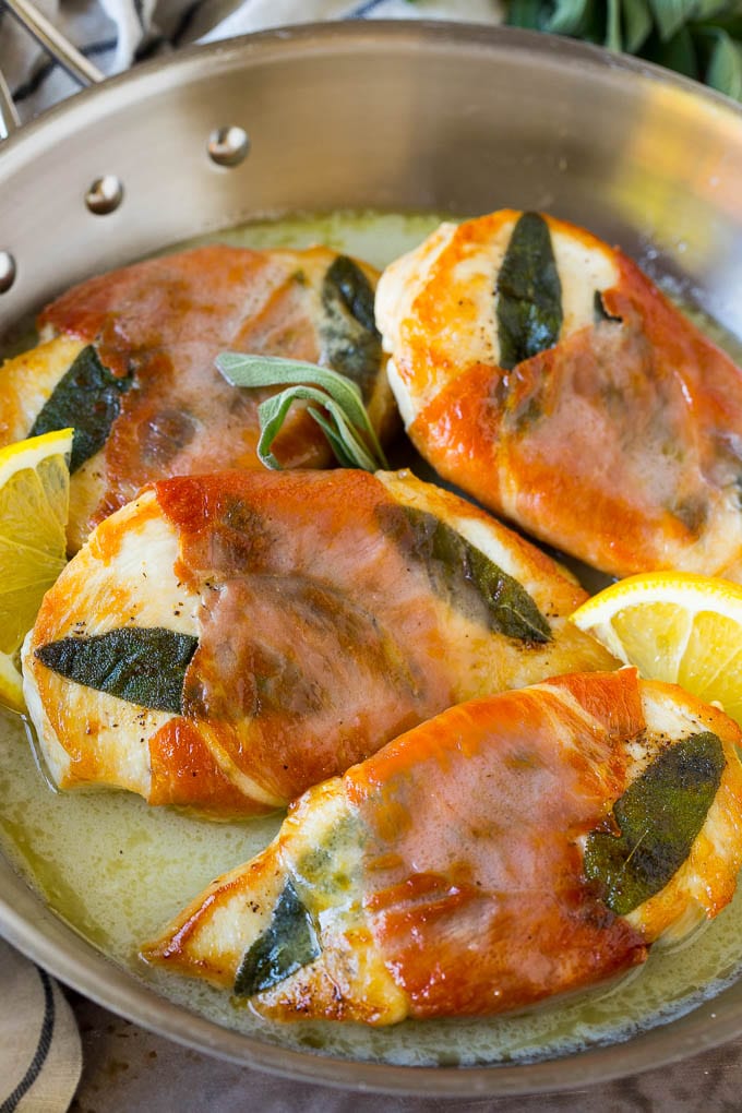 Pollo saltimbocca