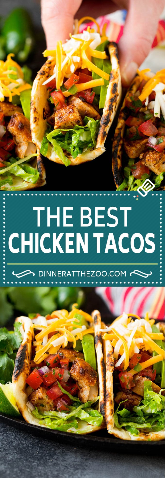 Receta de taco de pollo