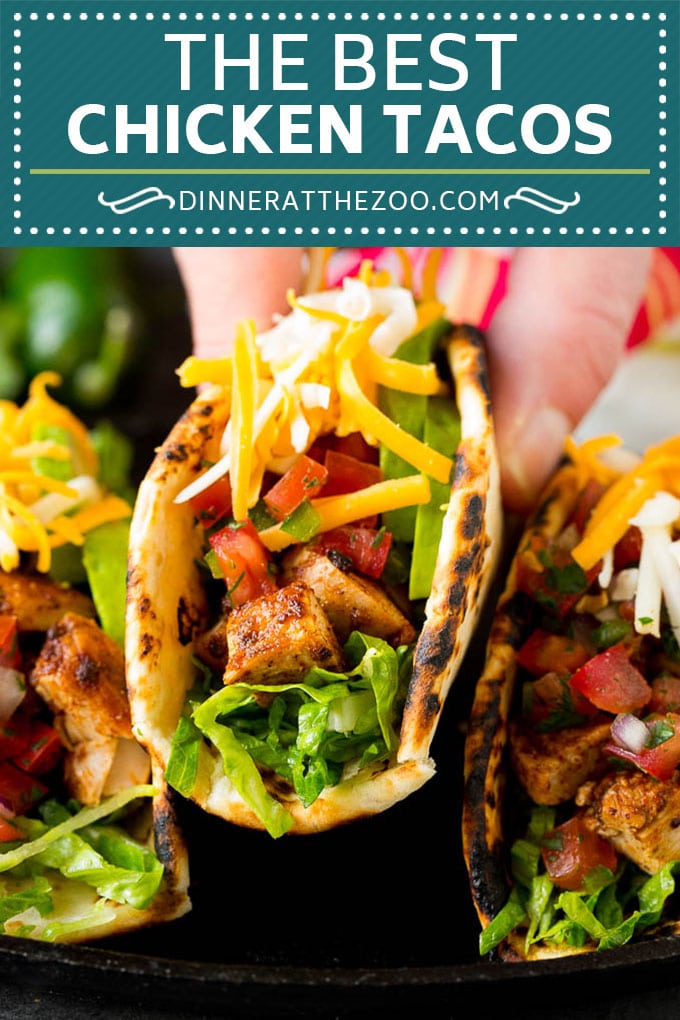 Receta de taco de pollo