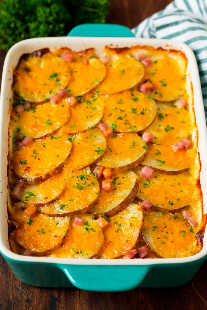 Pastel de patata y jamón